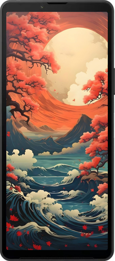 Силиконовый чехол Природа японии для Sony Xperia 10 VI - 6327u-3976 изображение 