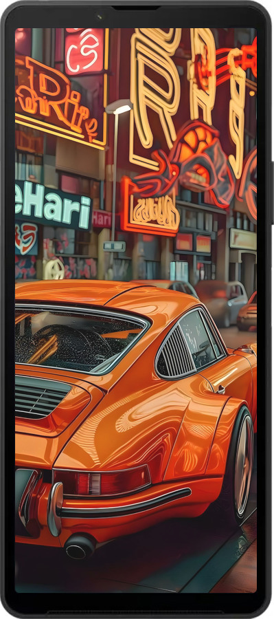 Силиконовый чехол Порше для Sony Xperia 10 VI - 6334u-3976 изображение 