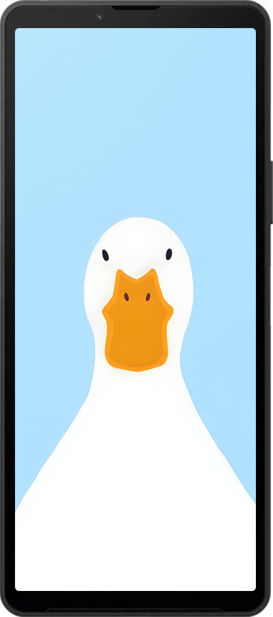 Силиконовый чехол Гусь для Sony Xperia 10 VI - 6350u-3976 изображение 