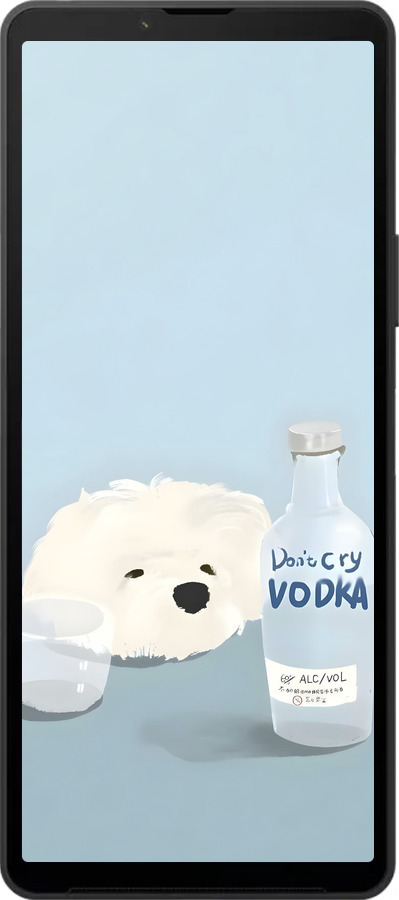 Силиконовый чехол Пес водка для Sony Xperia 10 VI - 6368u-3976 изображение 