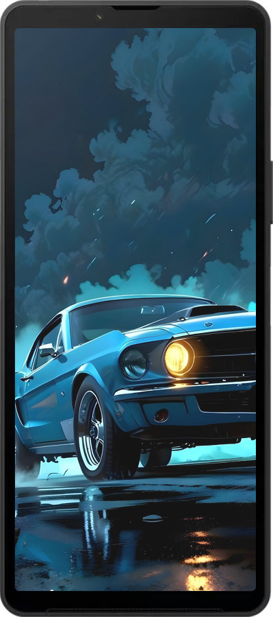 Силиконовый чехол Форд мустанг для Sony Xperia 10 VI - 6374u-3976 изображение 