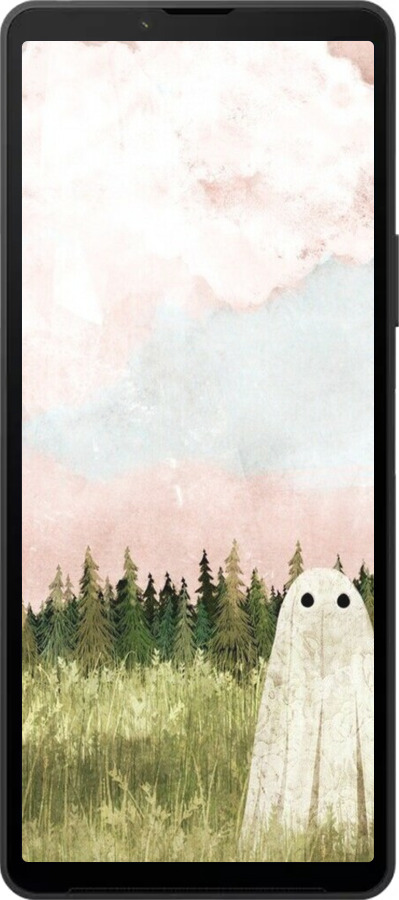 Силиконовый чехол Привидение для Sony Xperia 10 VI - 6401u-3976 изображение 