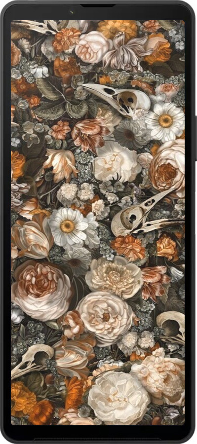 Силіконовий чехол У стилі бароко-похмурий для Sony Xperia 10 VI - 6404u-3976 изображение 