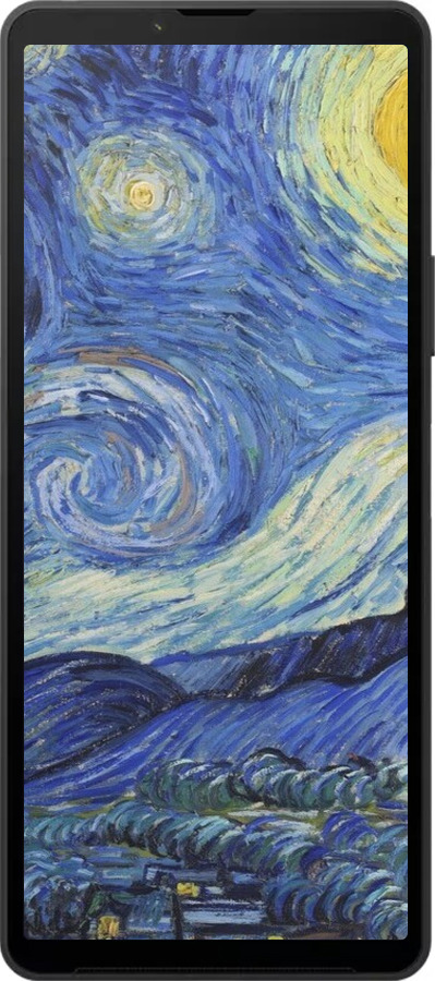 Силиконовый чехол «Звездная ночь» Винсента Ван Гога для Sony Xperia 10 VI - 6433u-3976 изображение 