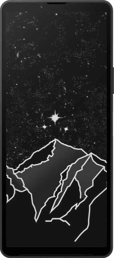 Силиконовый чехол Минималистический горный пейзаж для Sony Xperia 10 VI - 6438u-3976 изображение 