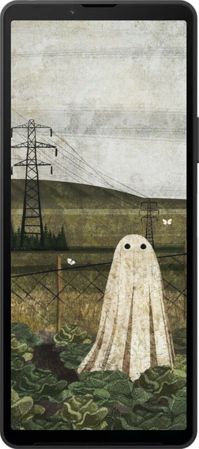 Силіконовий чехол Ілюстрація привид у капусті для Sony Xperia 10 VI - 6440u-3976 изображение 