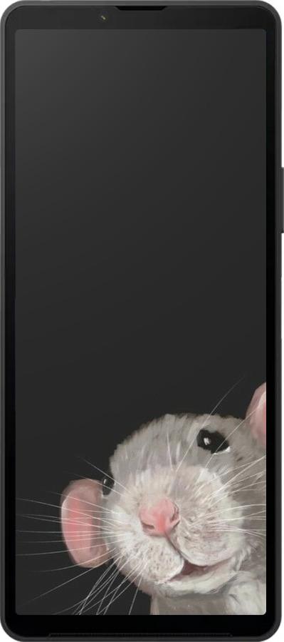 Силиконовый чехол The Peeking Rat для Sony Xperia 10 VI - 6442u-3976 изображение 