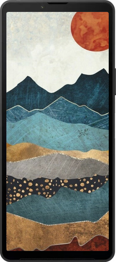 Силиконовый чехол Янтарный закат для Sony Xperia 10 VI - 6475u-3976 изображение 