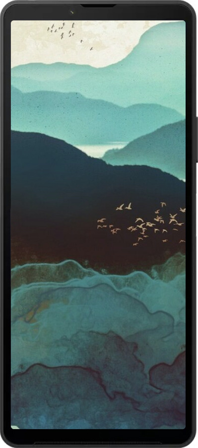 Силіконовий чехол Із зображенням гір Індіго для Sony Xperia 10 VI - 6484u-3976 изображение 