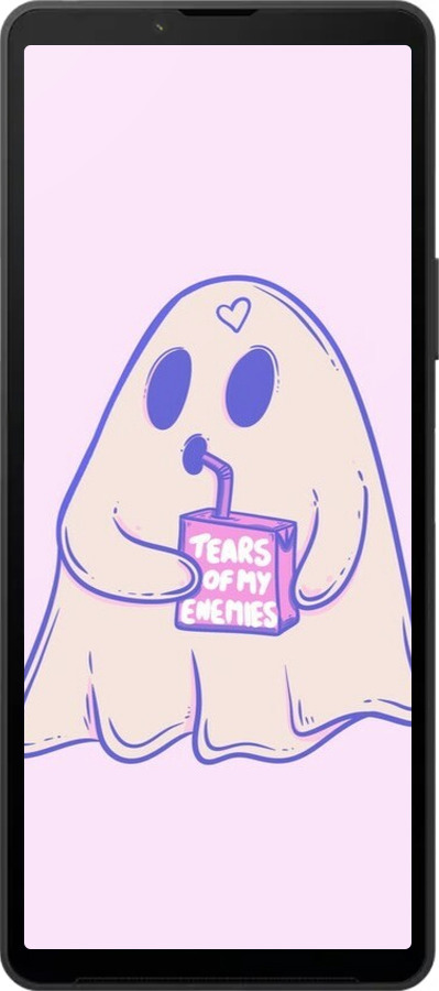 Силиконовый чехол Милый призрак для Sony Xperia 10 VI - 6507u-3976 изображение 