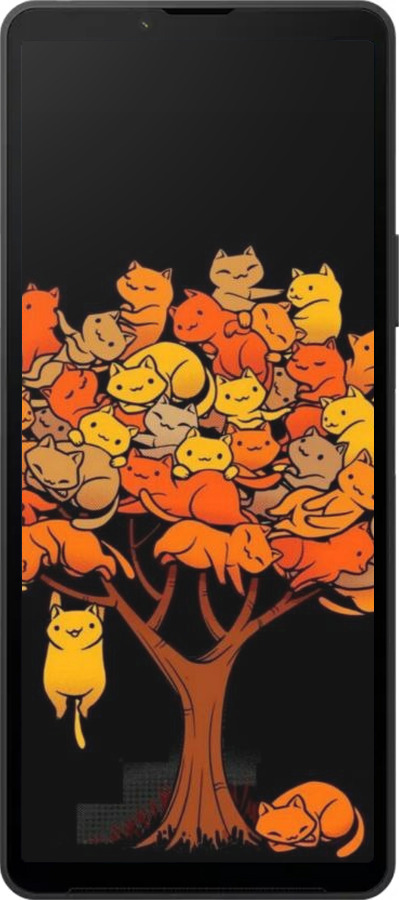 Силиконовый чехол Дерево и котики для Sony Xperia 10 VI - 6516u-3976 изображение 