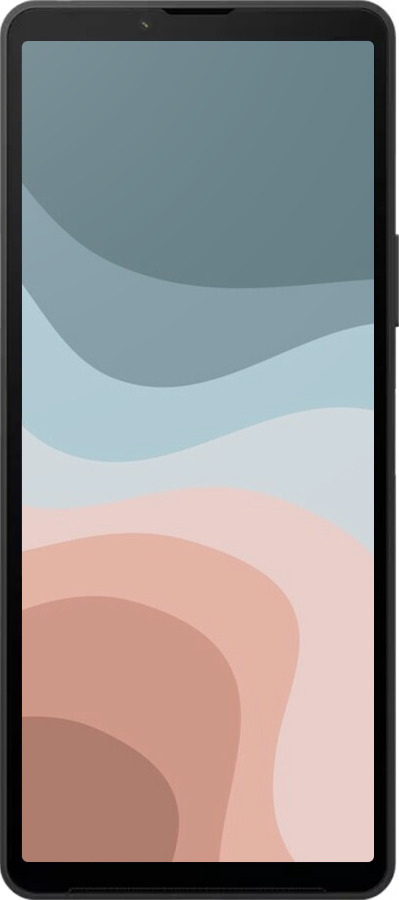 Силіконовий чехол З синіми та рожевими хвилями в стилі ретро для Sony Xperia 10 VI - 6532u-3976 изображение 