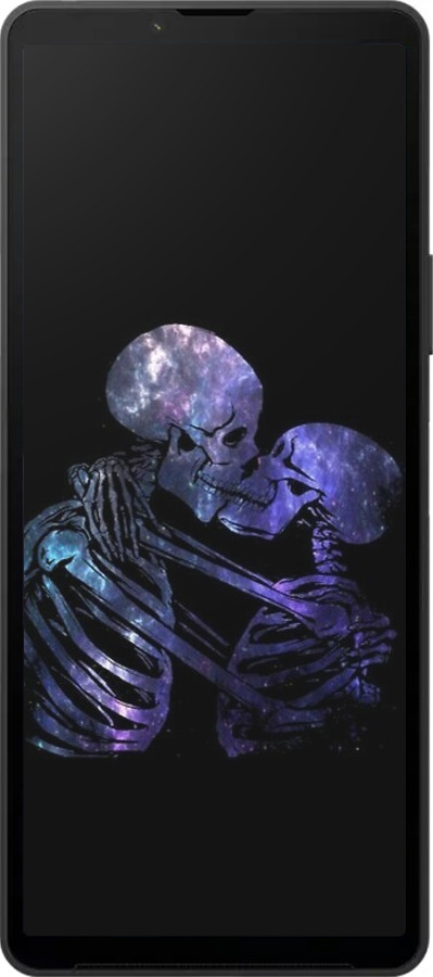 Силиконовый чехол С изображением скелета для Sony Xperia 10 VI - 6537u-3976 изображение 