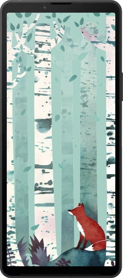 Силиконовый чехол Лис в зелёном лесу для Sony Xperia 10 VI - 6547u-3976 изображение 