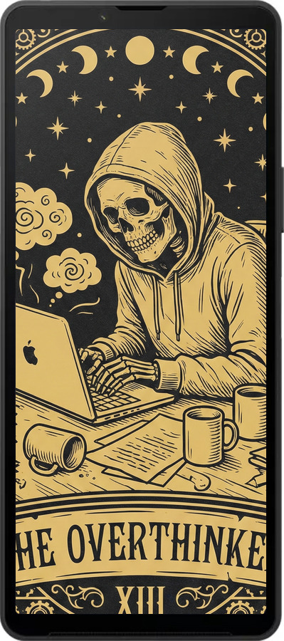 Силиконовый чехол The Overthinker для Sony Xperia 10 VI - 6774u-3976 изображение 