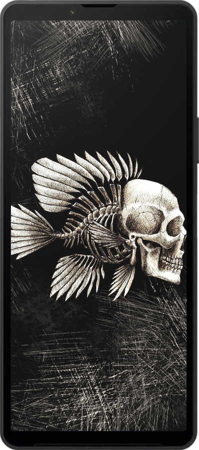 Силиконовый чехол Рыбо-человек для Sony Xperia 10 VI - 683u-3976 изображение 