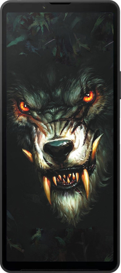 Силиконовый чехол Дьявольский волк для Sony Xperia 10 VI - 833u-3976 изображение 