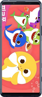 2D пластиковый чехол Бейби Шаркс для Sony Xperia 5 II - 6305t-2258 изображение 