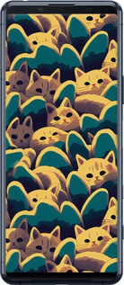 2D пластиковый чехол С изображением кошек для Sony Xperia 5 II - 6429t-2258 изображение 