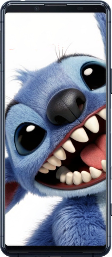 2D пластиковый чехол Стич для Sony Xperia 5 II - 6684t-2258 изображение 