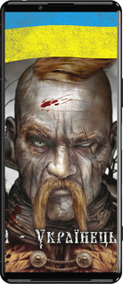 Силиконовый чехол Козак-Украинец для Sony Xperia 5 III - 1150u-2580 изображение 