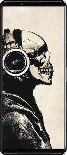 Силиконовый чехол Скелет-меломан v2 для Sony Xperia 5 III - 1200u-2580 изображение 