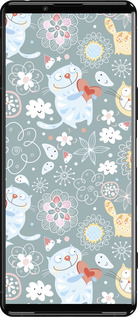 Силиконовый чехол Котята v3 для Sony Xperia 5 III - 1223u-2580 изображение 