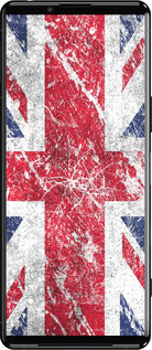 Силиконовый чехол Флаг Великобритании 1 для Sony Xperia 5 III - 386u-2580 изображение 
