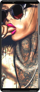 Силіконовий чехол Дівчина в тату для Sony Xperia 5 III - 4001u-2580 изображение 