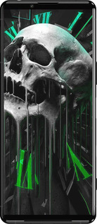 Силиконовый чехол Череп-часы для Sony Xperia 5 III - 4100u-2580 изображение 