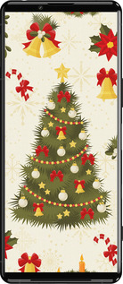 Силиконовый чехол Новогодняя елка для Sony Xperia 5 III - 4198u-2580 изображение 