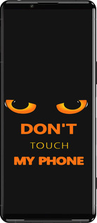 Силиконовый чехол Don't touch the phone для Sony Xperia 5 III - 4261u-2580 изображение 