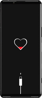 Силиконовый чехол Подзарядка сердца для Sony Xperia 5 III - 4274u-2580 изображение 