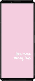 Силиконовый чехол Живи больше для Sony Xperia 5 III - 4347u-2580 изображение 