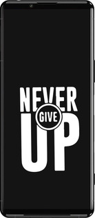 Силиконовый чехол Никогда не сдавайся для Sony Xperia 5 III - 4572u-2580 изображение 