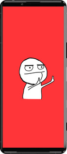 Силиконовый чехол Мем для Sony Xperia 5 III - 4578u-2580 изображение 