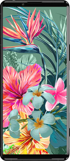 Силіконовий чехол Тропічні квіти v1 для Sony Xperia 5 III - 4667u-2580 изображение 