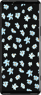 Силиконовый чехол Цветочный для Sony Xperia 5 III - 4900u-2580 изображение 