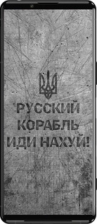 Силіконовий чехол Російський військовий корабель іди на  v4 для Sony Xperia 5 III - 5223u-2580 изображение 