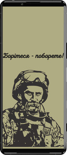 Силиконовый чехол Шевченко v1 для Sony Xperia 5 III - 5241u-2580 изображение 