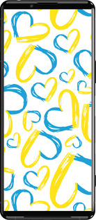 Силіконовий чехол Серця UA  для Sony Xperia 5 III - 5292u-2580 изображение 