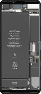 Силиконовый чехол Детали смартфона для Sony Xperia 5 III - 5487u-2580 изображение 