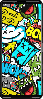 Силиконовый чехол Стикеры v4 для Sony Xperia 5 III - 5508u-2580 изображение 