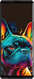 Силиконовый чехол Яркий бульдог для Sony Xperia 5 III - 5547u-2580 изображение 