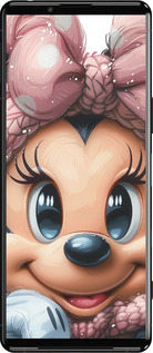 Силиконовый чехол Минни Маус с бантиком для Sony Xperia 5 III - 6055u-2580 изображение 