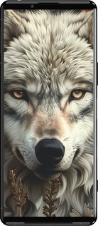 Силиконовый чехол Волчий взгляд для Sony Xperia 5 III - 6066u-2580 изображение 