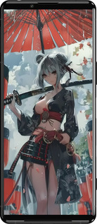 Силиконовый чехол Гейша-воин для Sony Xperia 5 III - 6124u-2580 изображение 