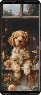 Силиконовый чехол Щенок cocker spaniel для Sony Xperia 5 III - 6136u-2580 изображение 