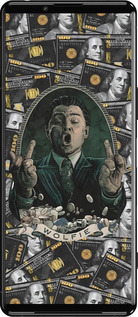 Силиконовый чехол Волк с валл стрит для Sony Xperia 5 III - 6287u-2580 изображение 