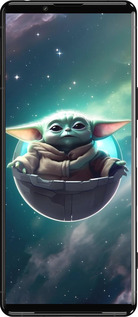 Силіконовий чехол Малышь йода для Sony Xperia 5 III - 6294u-2580 изображение 